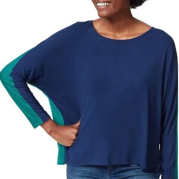 Anne Klein  Women's Ak Sport RARA Breezy top Size L - Picture 3 of 10